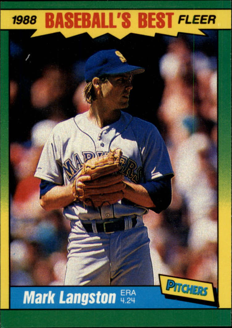 1988 Fleer Sluggers/Pitchers Baseball Cards    023      Mark Langston